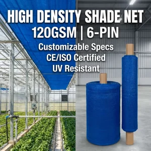 High Quality Customizable Rectangle HDPE Warp Knitted Shade Net for Outdoor Garden Protection Durable Shade Sail