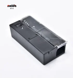 High Voltage Electric Mouse Trap Indoor Household Rodent Safe PP Material Mice Catcher Bait Station Pest Control Products