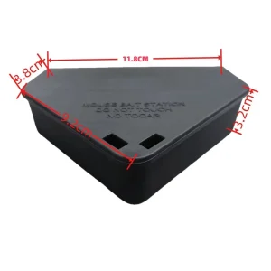Hot Sales Mice Mouse Bait Station with Keys Outdoor Refillable Reusable ABS Waterproof Portable Traps Box