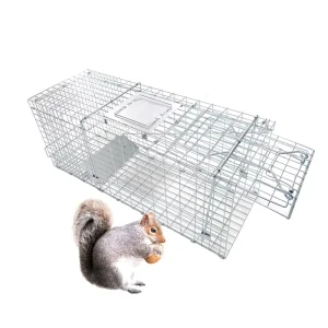 Humane Live-Catch Metal Mouse and Rat Trap Cage Foldable