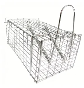 Indoor Outdoor Foldable Solid Metal Live Rat Trap Cage Waterproof Eco Friendly Pest Control for Mice