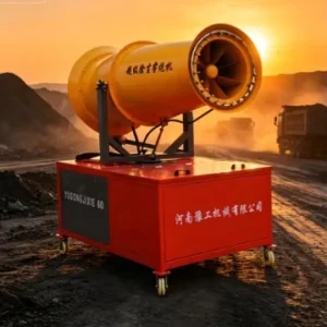 Industrial Mist Cannon with Anti Clogging Nozzles for Sticky Dust Particle Control Fog Cannon Agriculture Power Sprayer