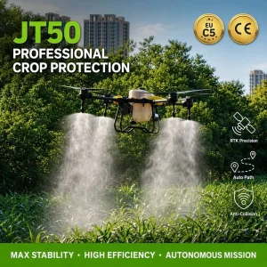 Industrial Standard Agriculture Drone Sprayer EU C5 Compliance Professional Smart Farming Crop Protection Autonomous Solution