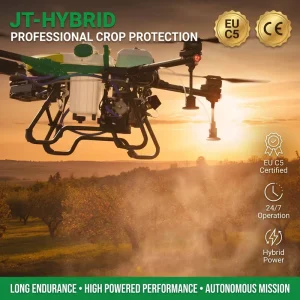 Industrial Strength Agriculture Drone Sprayer Durable Frame CE FCC Certified Ready Fly Professional Autonomous Smart Farming