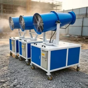 Lightweight Aluminum Fog Cannon Sprayer for Easy Transport Between Job Sites Agricultural Sprayers Mist Water Mist Cannon 30 m