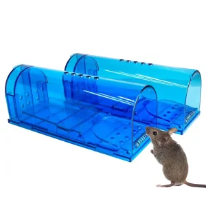 Lockable Plastic Rodent Bait Station for Home, Kitchen and Warehouse Use