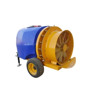 Long-Range Trailed Air Blast Sprayer 3WFQ-1500 Tractor-Pulled Orchard Fruit Tree Pesticide Spraying Machine