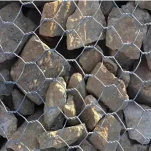 Long Working Life Galfan Gabion Netting for River Bank Gabion Duvar Fiyat Gabion Basket Wall Stainless Steel