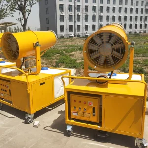 Mobile Fog Cannon Industrial Dust Suppression Mist Cannon High Pressure Sprayer for Construction Site