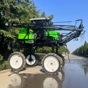 Multipurpose Four Wheeled Self Propelled Boom Agricultural Sprayer Diesel Engine Pump for Soybean Pest Control High Productivity
