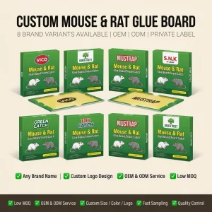 Mustrap Precision Mouse Trap & Rat Traps Ultra Adhesive Fiberboard for Effective Household Vermin Elimination
