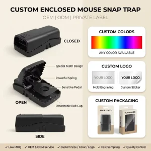 Mustrap Professional Grade Eco Plastic Rat Killer High Impact Trap for Commercial Pest Control Equipment