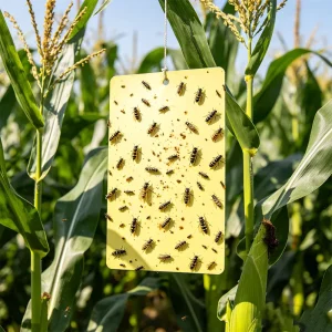 Natural Pest Management for Organic Farming and Agricultural Crops Long Lasting Waterproof Plastic Solid Sticky Insect Boards