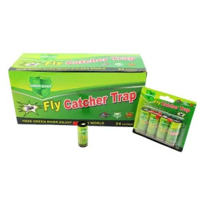OEM Eco Friendly Hanging Fly Catcher Ribbon Long Lasting Non Toxic Sticky Paper Trap for Home Garden & Kitchen Pest Control