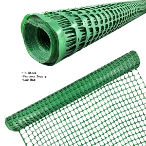 Outdoor Farm Garden Construction Mesh Plastic Fence Net HDPE Green Orange Plastic Safety Garden Fence for Project