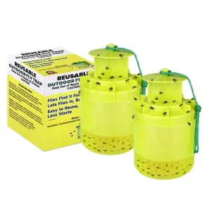Outdoor Reusable Non-Toxic Eco-Friendly Plastic Fly Trap for Pest Control