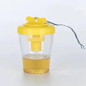 Outdoor Solid Fly Repellent Fan Reusable Yellow Jacket Hornet Fly Catcher for Garden Patio Farm