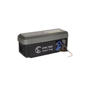 [Owltra] Pest Control Product Outdoor Indoor Home Electronic Rodent Trap High Voltage Mouse Trap Rodent Trap