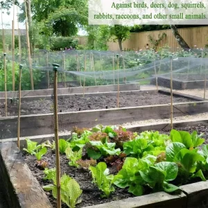 PE Plant Anti-Bird Netting for Protecting Outdoor Flowers, Vegetables, and Plants