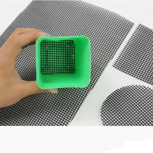 Plant Potting Mat Flower Pot Mesh Hole Net Tailorable Prevent Soil Loss Breathable Flower Pot Hole GlassFiber Mesh Pad
