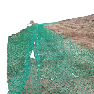 Plastic Chain-Link Fence Garden Netting for Slopes and Outdoor Earthwork