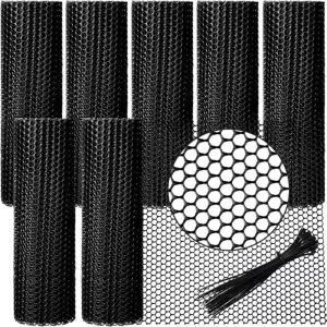 Plastic Chicken Wire Mesh Fencing Netting for Poultry, Dogs, Rabbits, and Pets