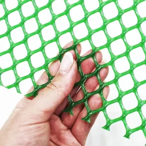 Plastic Garden Mesh Fence Net PP UV Square Mesh Green Grey Cutting Service Available