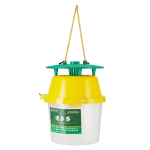 Plastic Square Bucket Trap for Insect Control Monitoring and Moth Farm Use