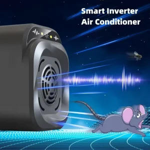 Plug-In Ultrasonic Rodent Repeller with Repellent Light for Indoor Mice and Insect Control