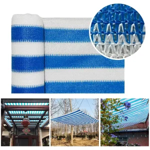 Poly Heavy Duty HDPE Knitted Shade Net UV Resistant Breathable Agricultural Greenhouse Temporary Shade Cloth