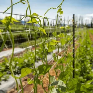 Polypropylene Vegetable Netting for Cucumber Garden Trellis High-Strength UV-Stabilized 3-5 Year Netting