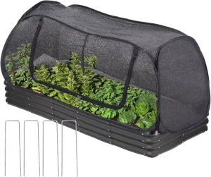 Pop up Plant Protection Cover Garden Insect Bird Barrier Net Portable Anti Rain Wind Cold Proof Plant Tent for Plant Growing