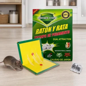 Portable Disposable Mouse Glue Trap Green Board for Rodent Control in Farm and Garden Use