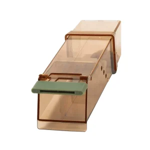 Portable Transparent Mouse Bait Station Humane Live Catch Trap Eco-Friendly Plastic Indoor Outdoor Pest Control Cage