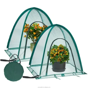 Premium Mini Garden Mesh Netting Pop up Greenhouse Plant Covers and Animal Proof Plant Protectors Ideal for Summer Gardening
