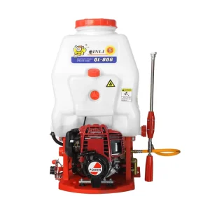 QL-806 Knapsack Power Sprayer with Copper, Brass and Steel Plunger, Brown