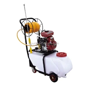 RS-550A Trolley Type Agricultural Power Sprayer High Pressure Brass Sprayer with 4-Stroke Gasoline Engine