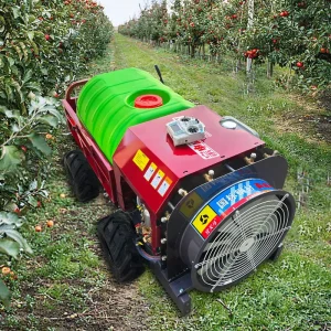 Remote-Control 4-Wheel Self-Propelled Gasoline Sprayer, 200L, 18m Height, for Orchards, Vineyards and Farms