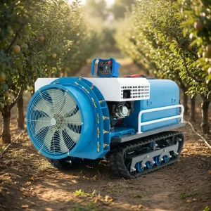 Remote Control Agricultural Pesticide Sprayer Automatic Crawler Air-Driven Pesticide Robot