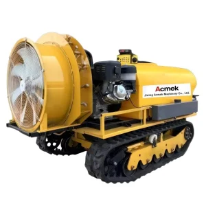 Remote Control Tracked Crawler Sprayer Air Blast Self Propelled Mist Spraying Machine for Garden and Park Disinfection
