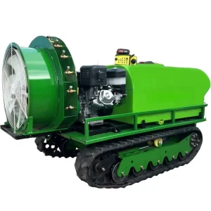 Remote Control Tracked Orchard Sprayer, Self-Propelled Mist Duster for Garden and Fruit Farm