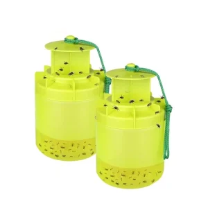Retractable Fly Trap Outdoor Flying Insect Catcher Wasp Trap for Garden Farm Livestock Area Pest Control