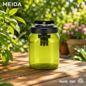 Reusable Eco Friendly Portable Fly Trap Non Toxic Outdoor Hanging Fruit Fly Catcher for Garden Patio & Home Use
