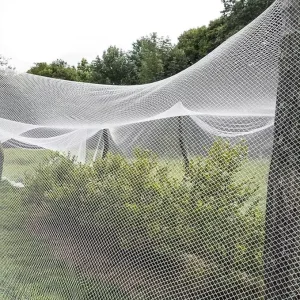 Reusable Garden Hail Netting Plastic Mesh Fence Anti-Bird Netting for Patio Greenhouse