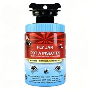 Reusable Portable Cylinder Fly Trap Bottle, Plastic, OEM ODM Service