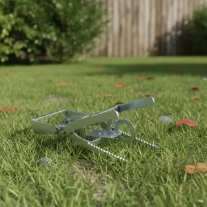 Safe & Effective Outdoor Mole Trap Eco Friendly Solid Galvanized Steel Easy Set & Durable Killer Sustainable Pest Control