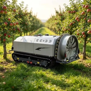 Self-Propelled RC/GPS Pesticide Sprayer with Pump, Engine, Gearbox, Battery, and Remote Control
