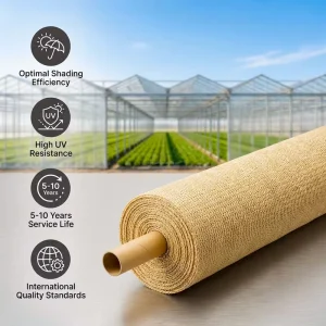 Shade Net Shade Cloth Cover Mesh UV Resistant Net for Garden Flower Plant Greenhouse