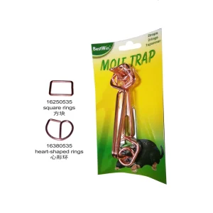Solid Pest Control Outdoor Metal Copper Plating Eco Friendly Mole Gopher Killer Trap