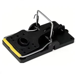 Solid Reusable Black ABS Plastic Eco Friendly Mouse Catcher Trap for Effective Quick Rodent Control All Season Indoor Outdoor